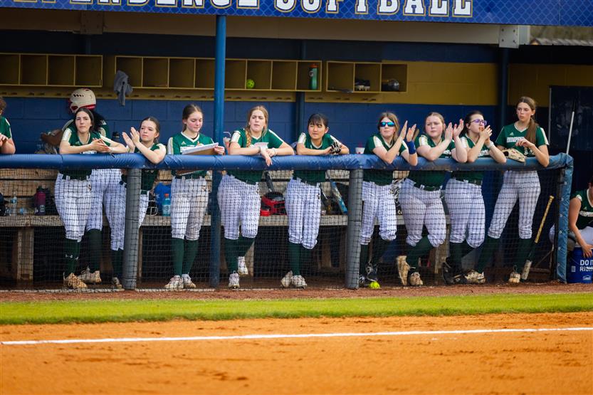 Centennial and Independence High schools play softball